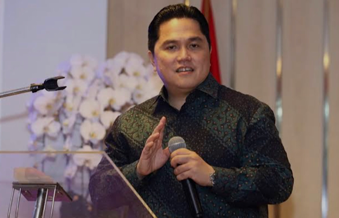 TERBUKTI: Ketua Umum PSSI Erick Tohir dinilai berhasil membawa perubahan besar di sepak bola Indonesia.