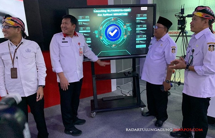 RESMI: Aplikasi BLITARKOTA-CSIRT resmi diluncurkan untuk mengamankan data milik Pemkot Blitar dari peretas.