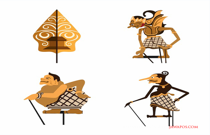 ilustrasi kumpulan wayang
