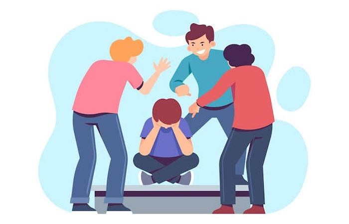 Ilustrasi bullying pada anak.