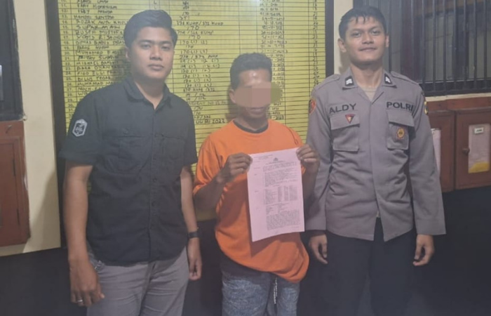 Satreskrim Polres Tulungagung berhasil membekuk pelaku curanmor milik pelajar saat ditinggal joging di Kecamatan Ngunut.