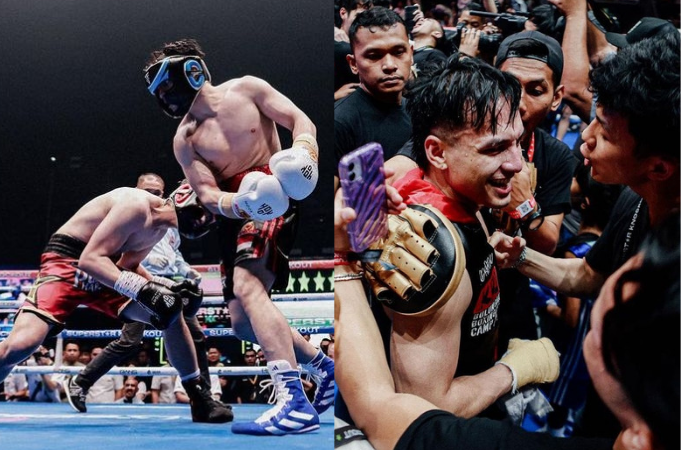 Jefri Nichol telan pil pahit usai kalah melawan El Rumi saat tanding tinju di Super Star Knock Out.
