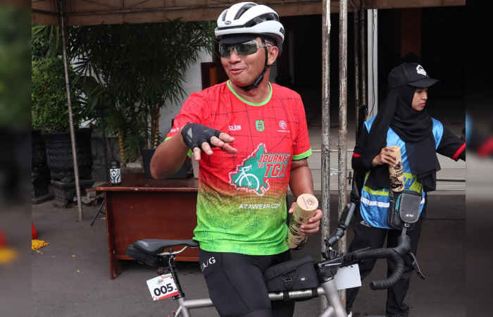 Founder Mainsepeda.com Azrul Ananda capai finis lebih cepat