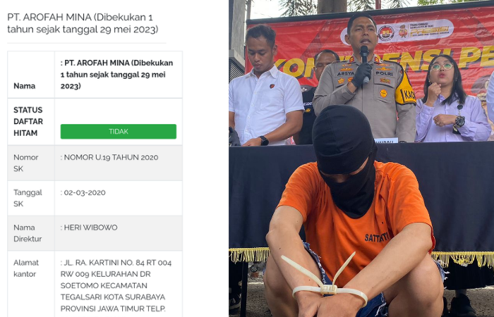 Kemenag RI membekukan izin operasional PT Arofah Mina.