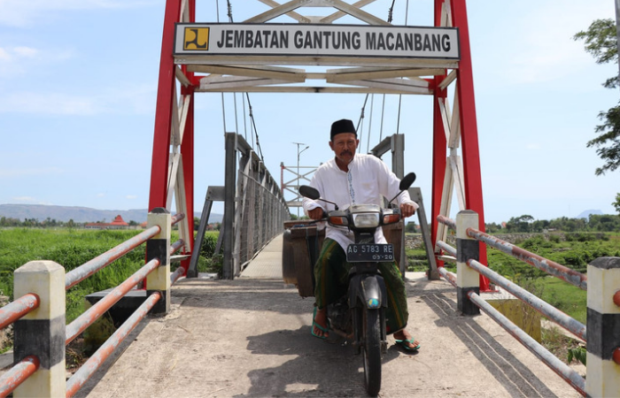 Jembatan gantung macanbang akan menjadi milik pemerintah daerah Tulungagung.