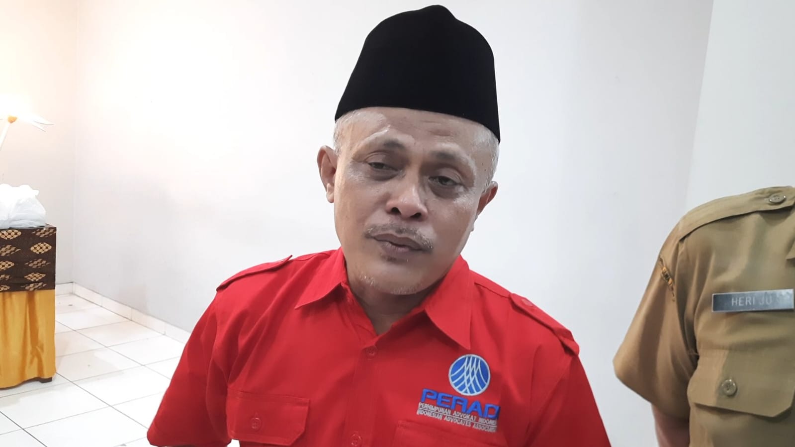 Perwakilan Dewan Pengupahan Haris Yudhianto.