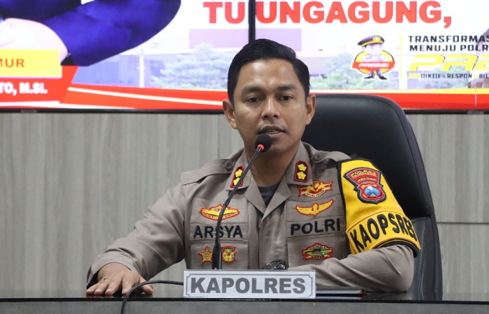 Kapolres Tulungagung AKBP Teuku Arsya Khadafi.