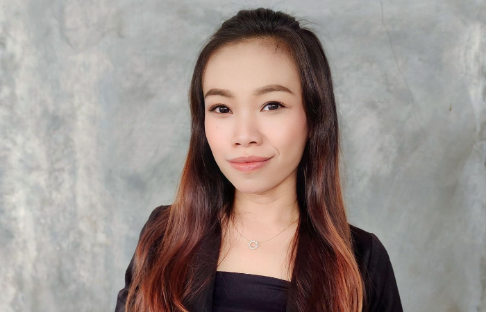 OPTIMIS: Anggi Galih Prismawati selalu yakin bahwa bisnis yang baru dirintisnya bisa diknal oleh banyak orang.