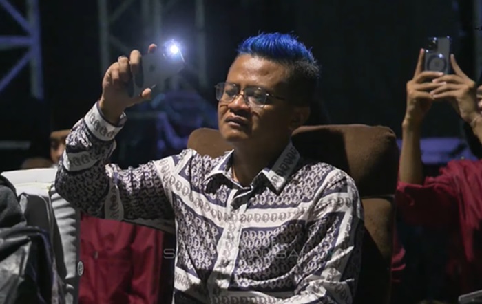 Potrait Haji Beky saat acara haul ayahnya