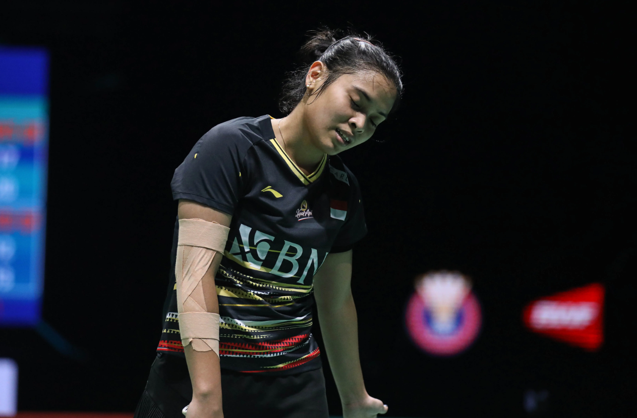 Gregoria Mariska buka-bukaan akui penyebab dirinya kalah atas Chen Yufei di babak perempat final Malaysia Open 2024.