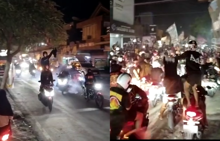 Video kerusuhan antar dua perguruan silat di Kecamatan Bandung, Tulungagung, beredar luas di sosial media.