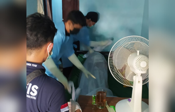 Pria lansia ditemukan tewas di bekas lokalisasi Ngunut Tulungagung.