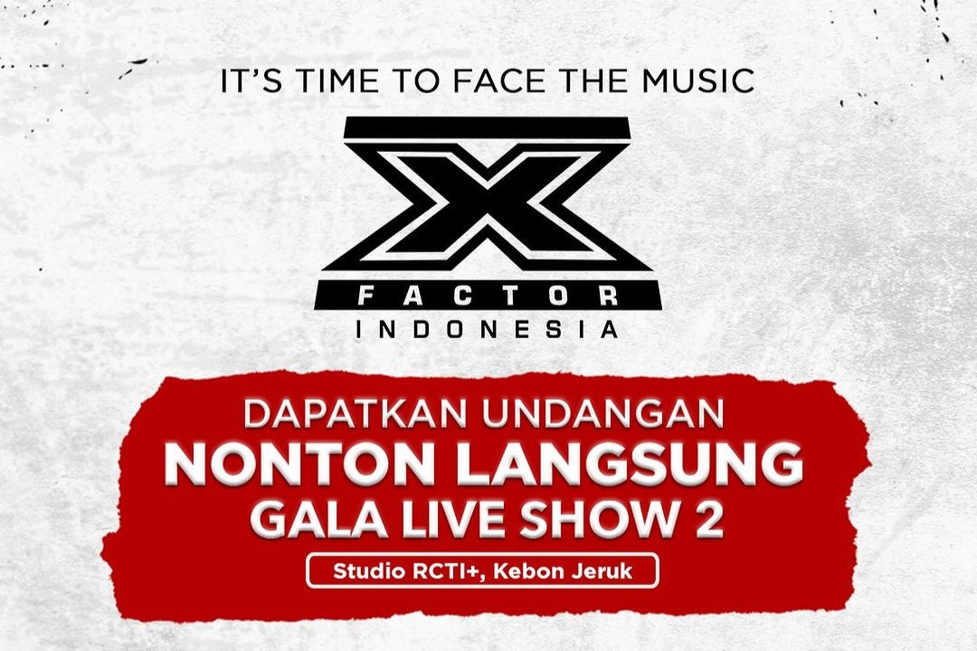 Simak cara mendapat kesempatan undangan nonton gratis X Factor Indonesia 2024 babak Gala Live Show 2 di studio RCTI plus.