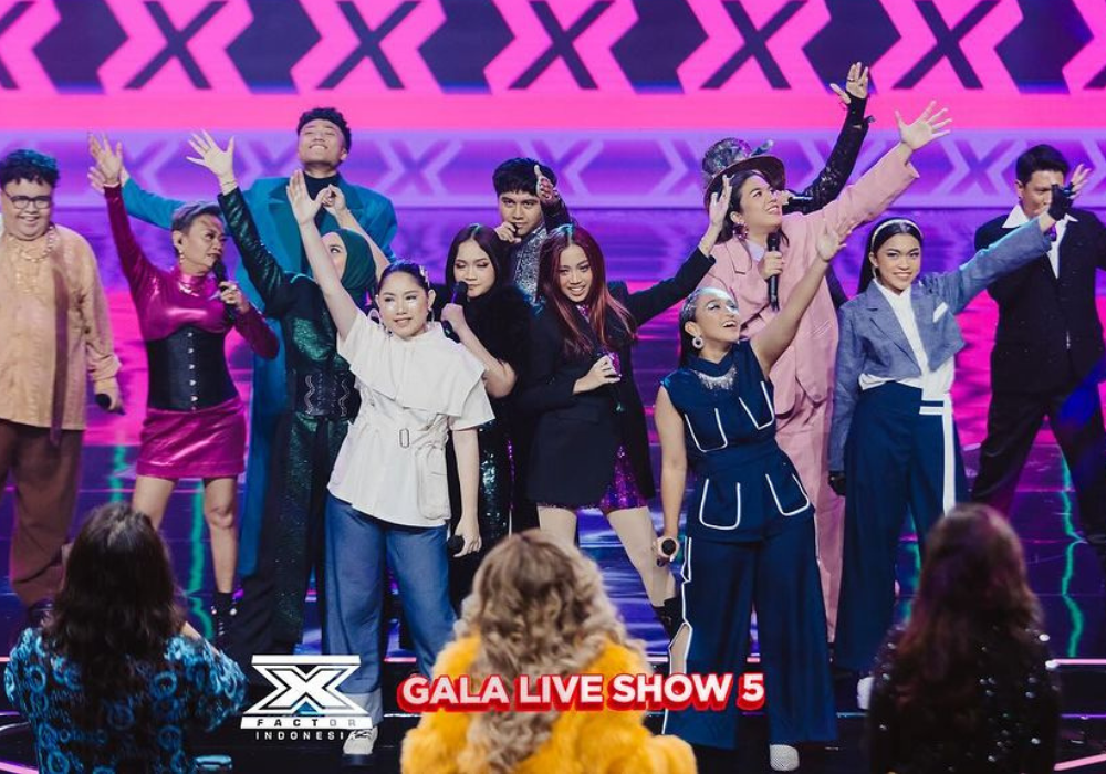 9 finalis x factor Indonesia.