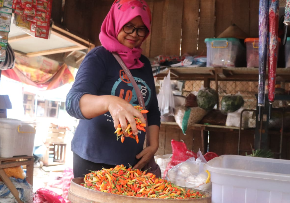 Harga cabai meroket usai pemilu 2024.