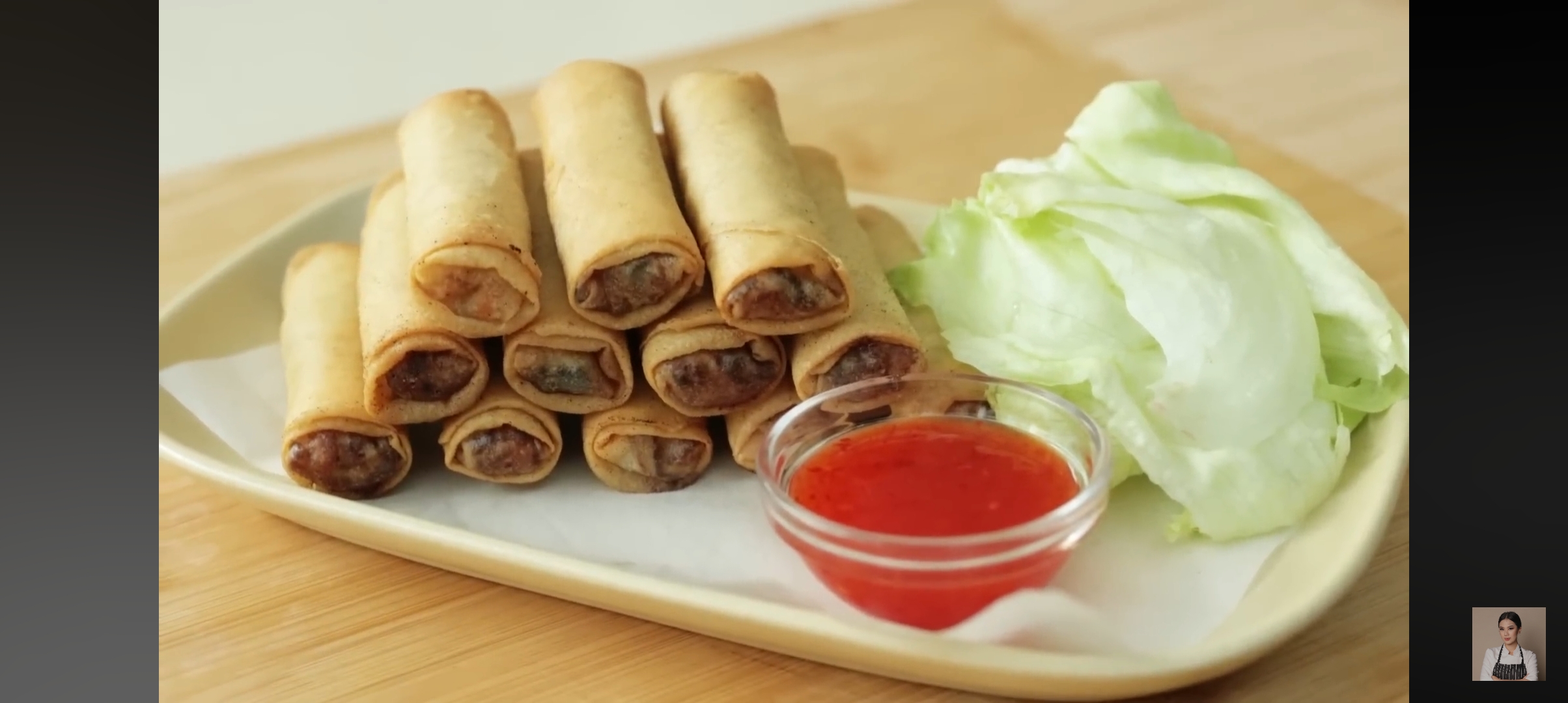 Lumpia isi ayam sayur ala Chef Devina Hermawan
