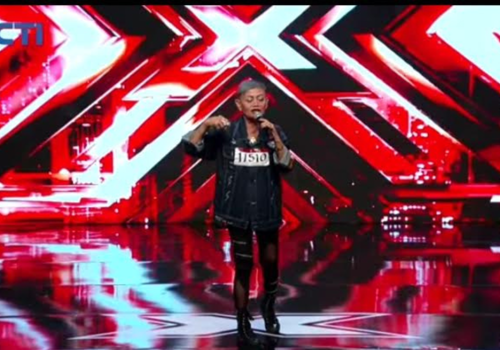 Penampilan Oma Rete saat menjadi kontestan X Factor Indonesia Season 4.