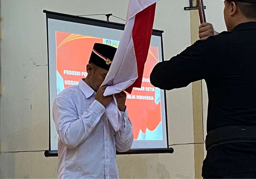 Napiter jaringan JAD berikrar setia kepada NKRI di Lapas Kelas II B Tulungagung.
