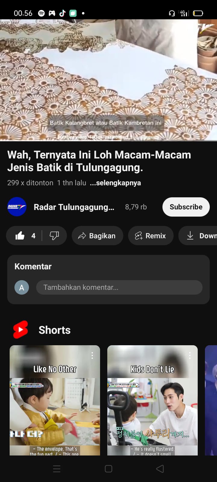 Indahnya Motif Kalangbret