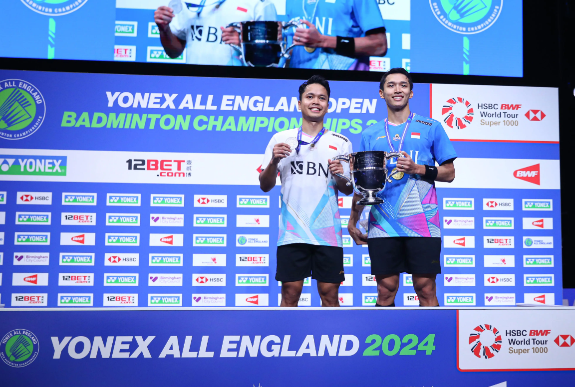 Ranking BWF Terbaru Tunggal Putra Usai All England 2024, Anthony Ginting Tendang Jagoan Denmark.