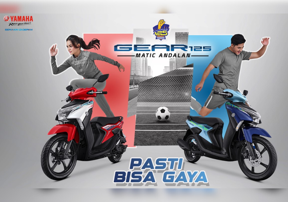 Yamaha Gear 125 hadir dengan warna anyar.