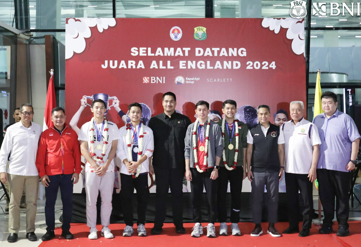 Jonatan Christie, Anthony Ginting, dan Fajar-Rian Disambut Hangat saat Tiba di Indonesia