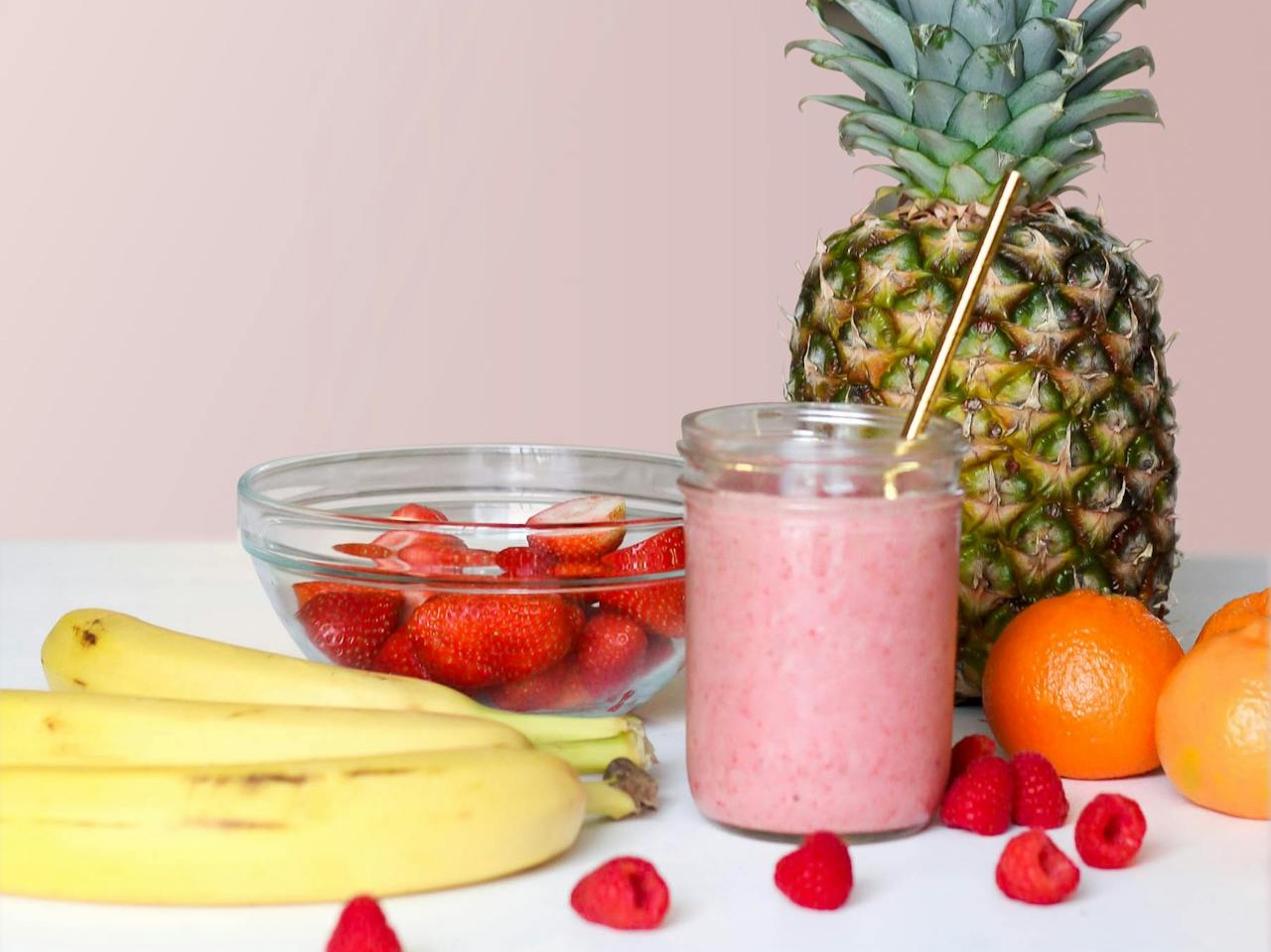 Ilustrasi smoothies untuk diet sehat
