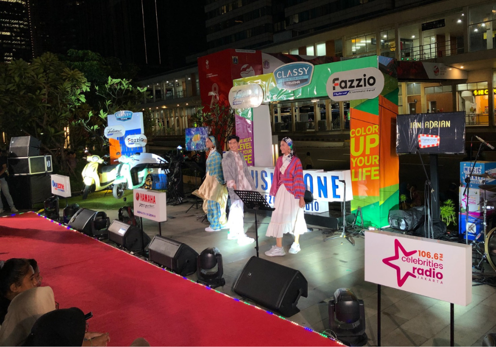 Semakin Lekat dengan Gaya Hidup Anak Muda, Skutik Classy Yamaha Hadir di Event Music Zone selama Ramadan.