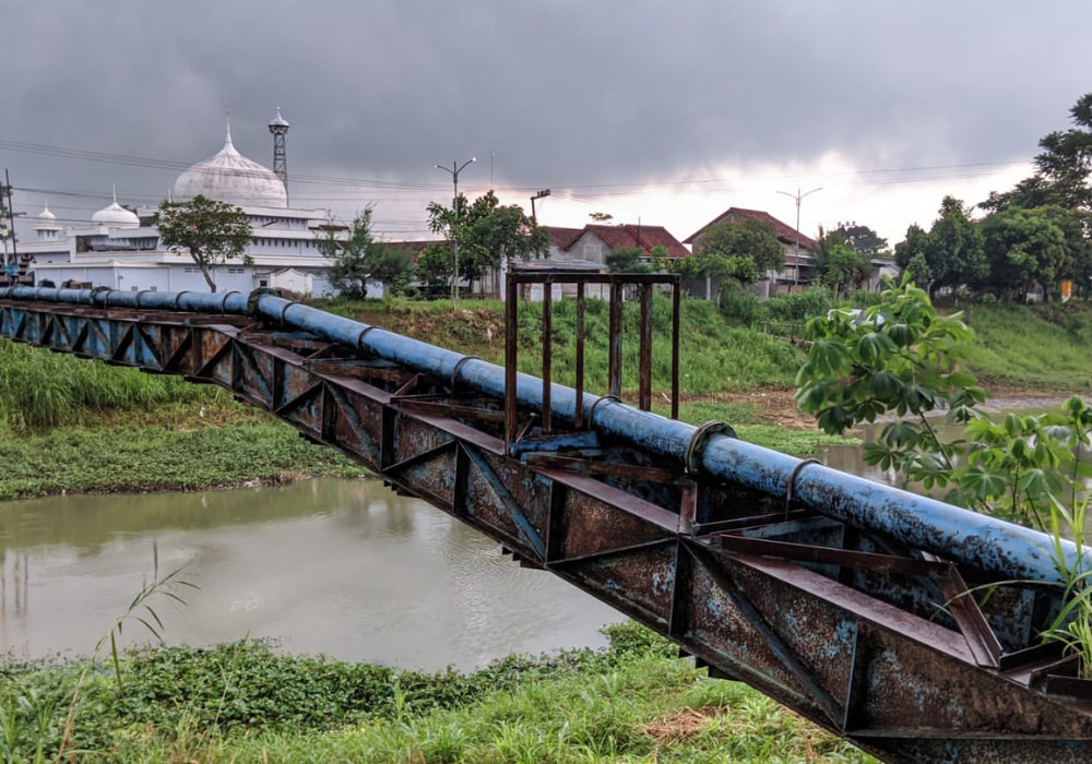 Pipa distribusi PDAM mengalami keruskan hingga 70 kali selama 2023.