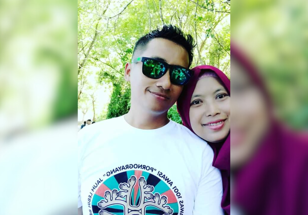 Tatar Sarwono dan istrinya Sri.