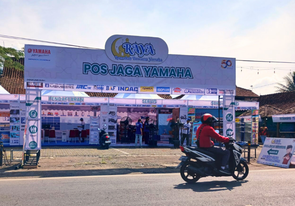 Pos Jaga Yamaha selama libur hari raya Idulfitri 1445 H.