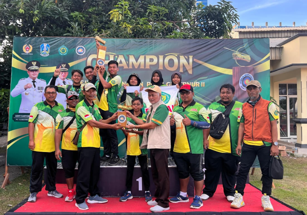 Bertengger di puncak klasemen, Persatuan Panahan Indonesia (Perpani) Kabupaten Tulungagung sabet juara umum pada kejuaraan Piala Gubernur Jawa Timur II tahun 2024.