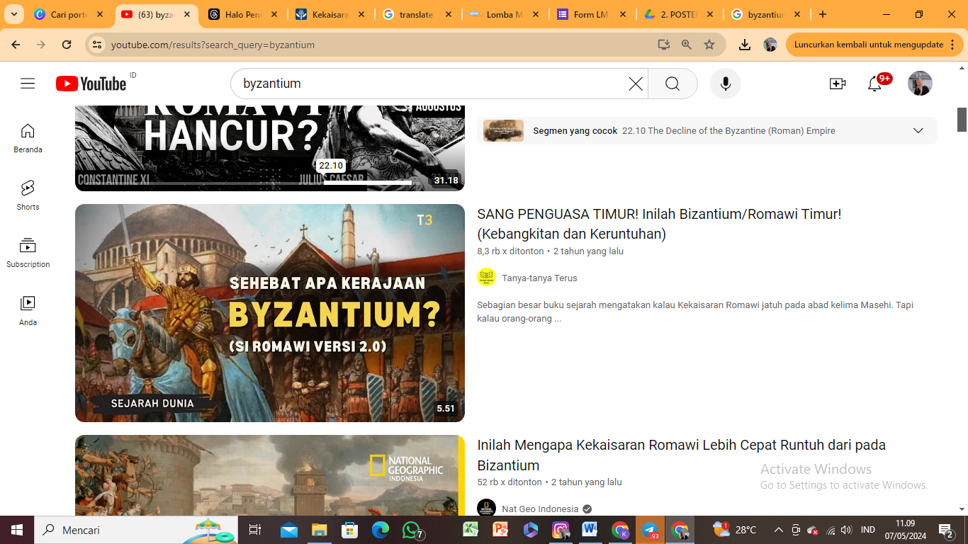 Kehebatan pertahanan Kota Konstantinopel atau Byzantium.