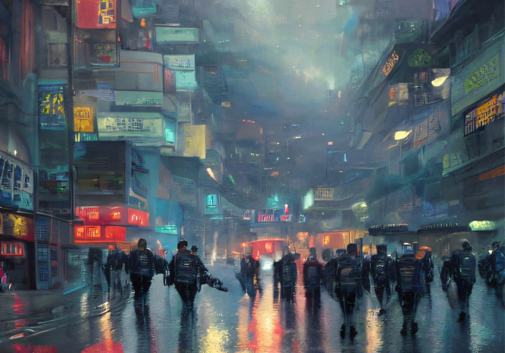 Ilustrasi suasana di Hongkong.