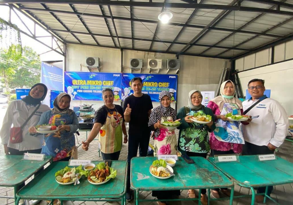 MENYENANGKAN : Acara HUT PNM Tulungagung berlangsung meriah.