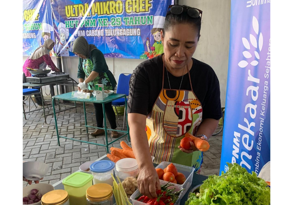 MENYENANGKAN : Acara HUT PNM Tulungagung berlangsung meriah.