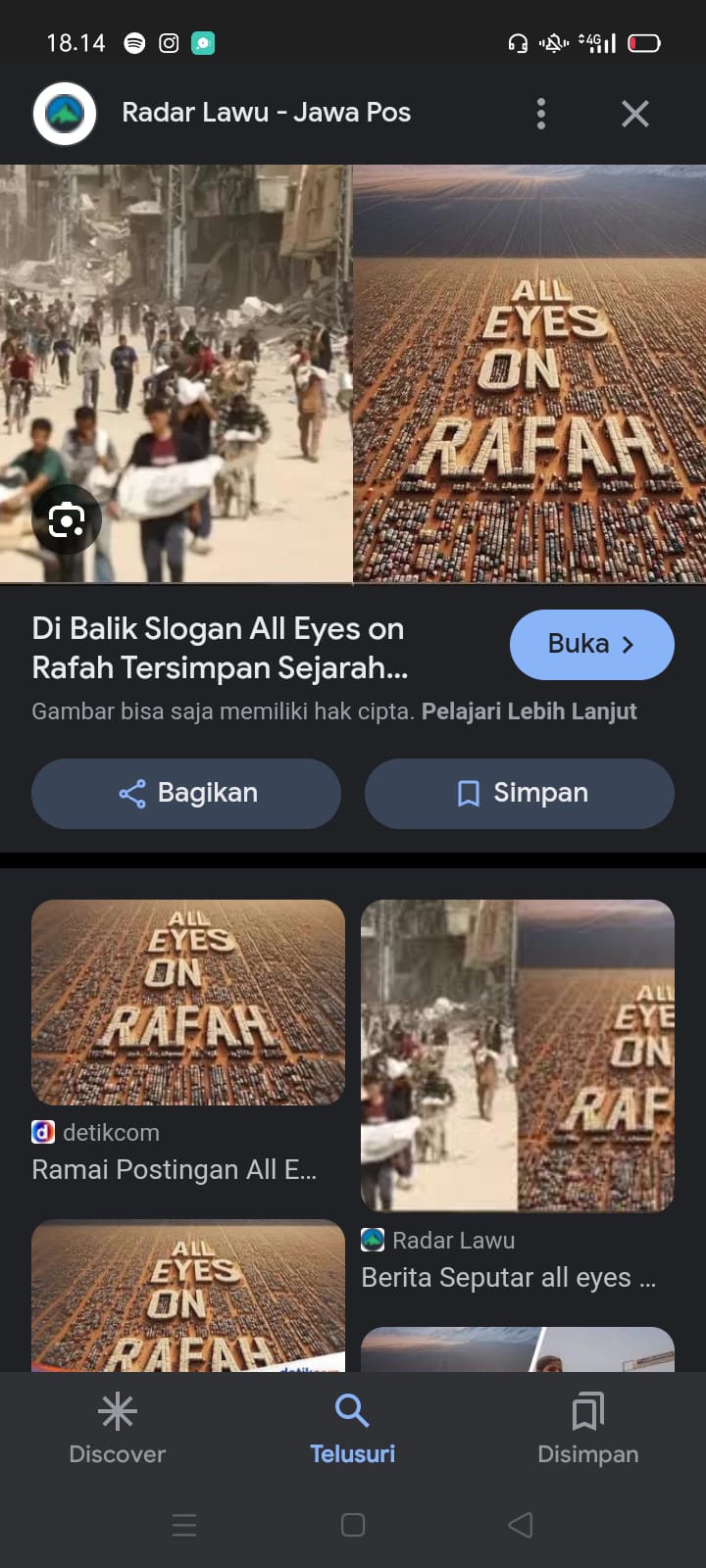 Ai yang banyak dibagikan di media sosial