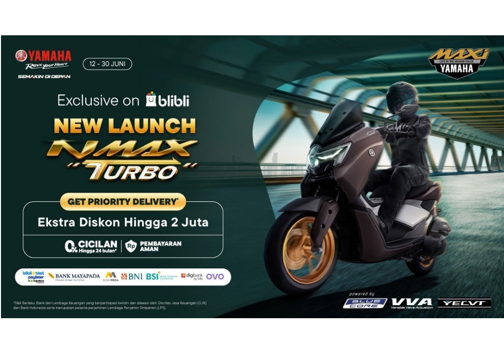 NMAX Generasi Terbaru Terjual 1.000 Unit hanya dalam waktu 40 Menit.
