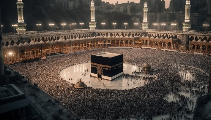 ilustrasi jemaah haji