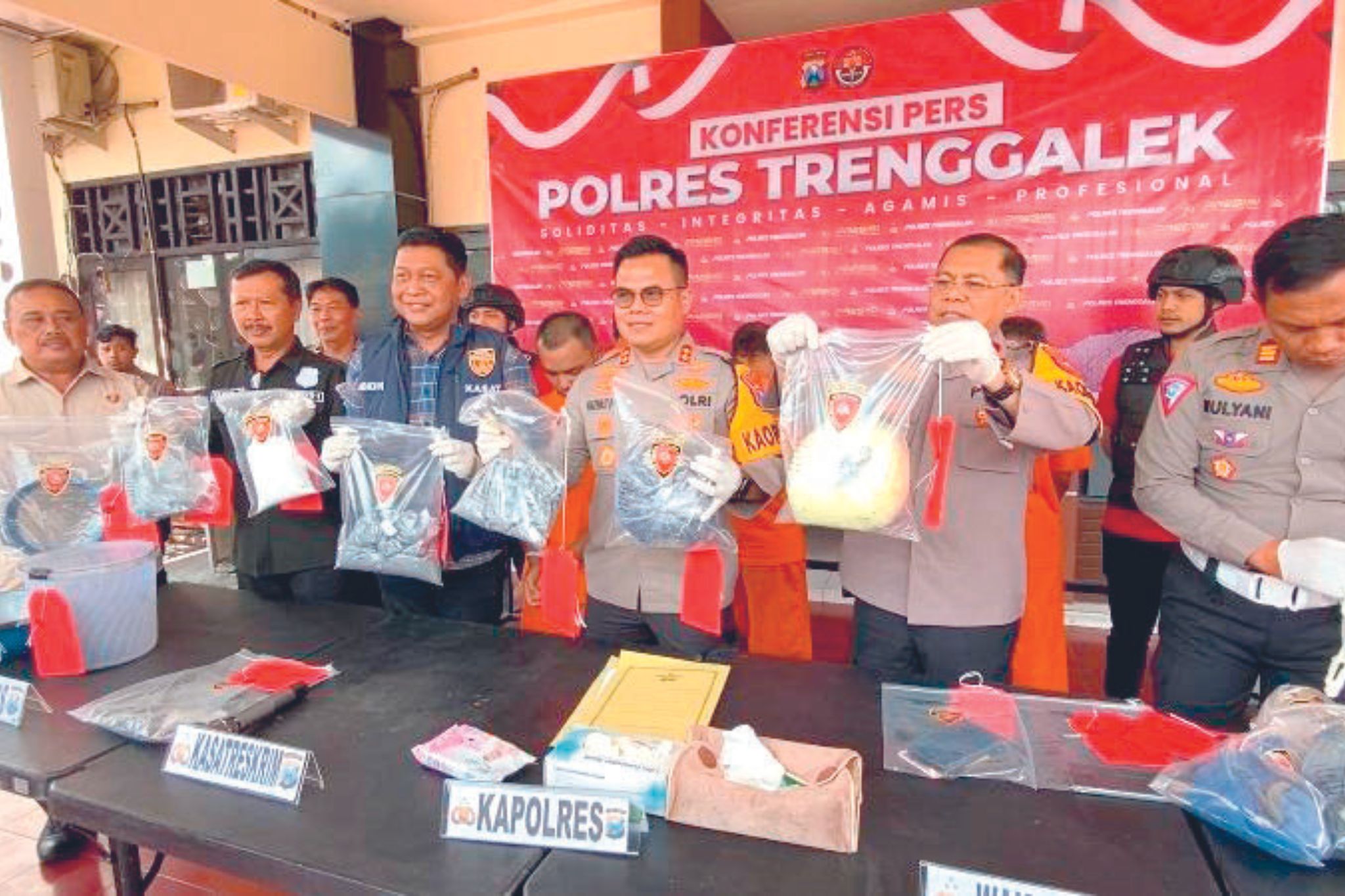 Pemuda asal Prambon, Kecamatan Tugu, Trenggalek diringkus polisi