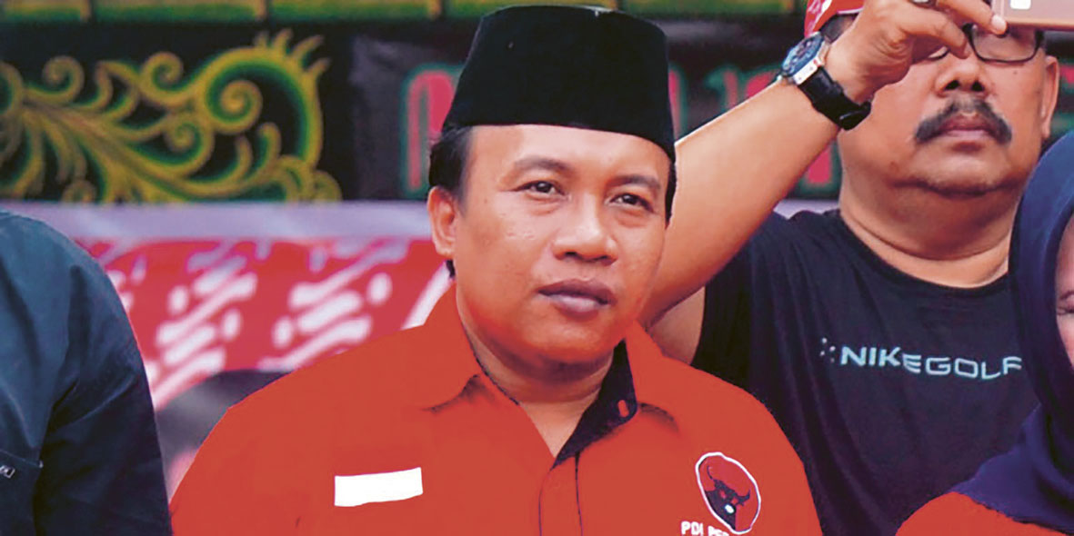 Sekretaris DPC PDI Perjuangan Trenggalek Doding Rahmadi.