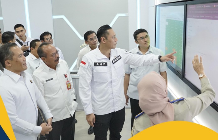 Menteri AHY Resmikan Si Kanjeng, Ruang Situasi dan Informasi Kanwil BPN Provinsi Jawa Tengah