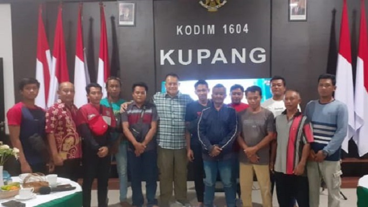 BERHASIL DISELAMATKAN: Para korban dugaan TPPO setelah berhasil diselamatkan pihak berwajib.
