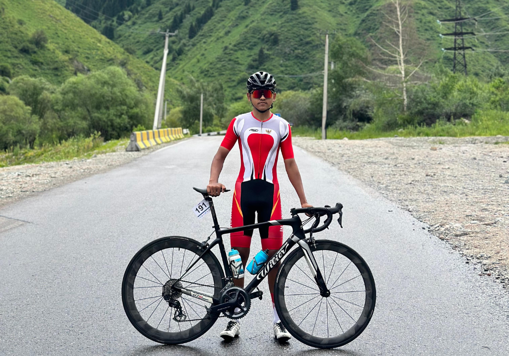 GIGIH: M. Latiful Habibi meraih prestasi dalam kejuaraan Asia Road Cycling Championship 2024, Juni lalu.