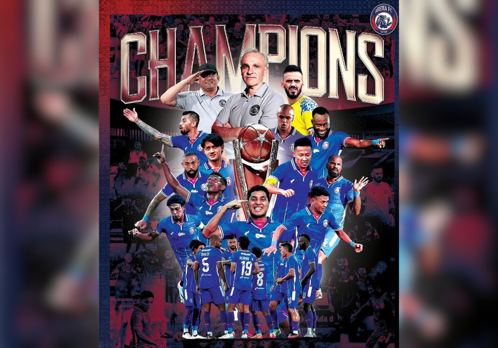 Arema berhasil juara piala presiden 2024