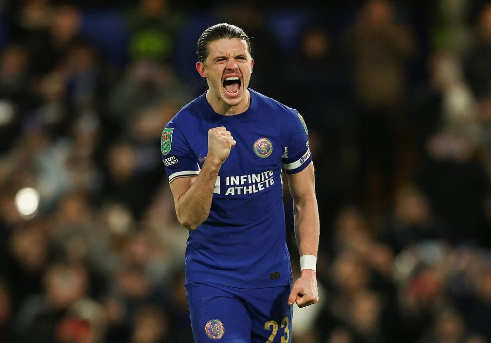 Cornor Gallagher saat bermain di Chelsea