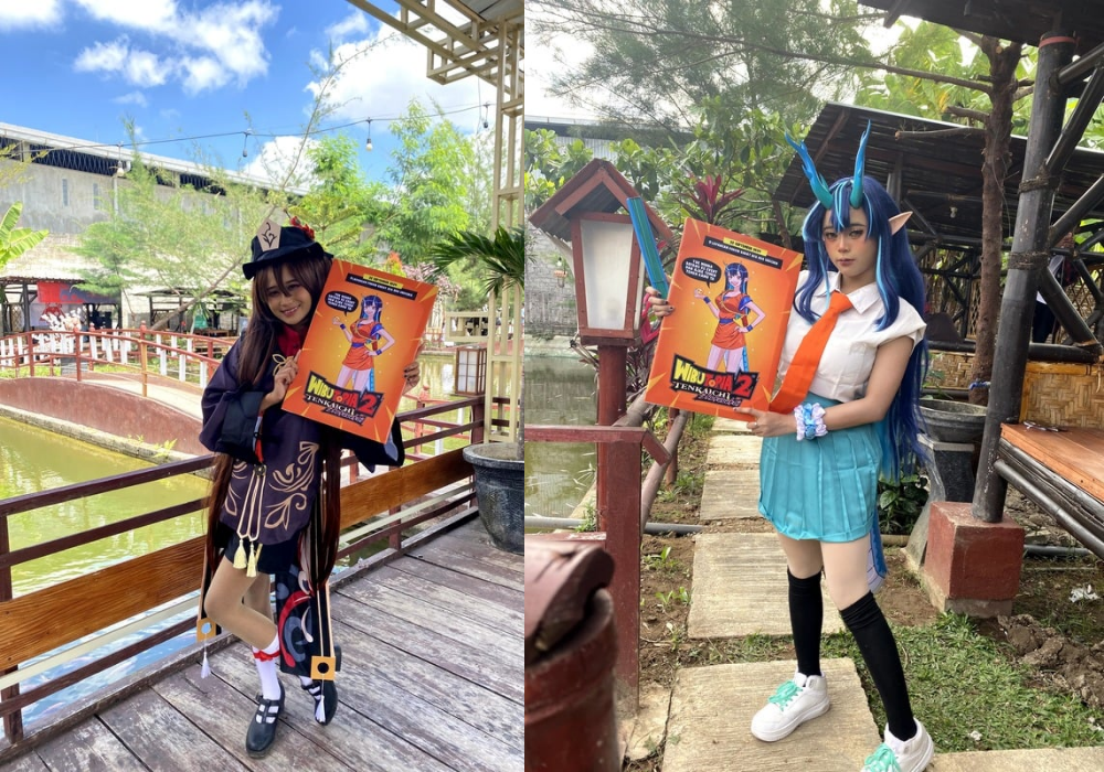 ALA KARAKTER ANIME: peserta kontes cosplay dengan berbagai karakter yang digelar di Rumah Makan Duta Unagi.