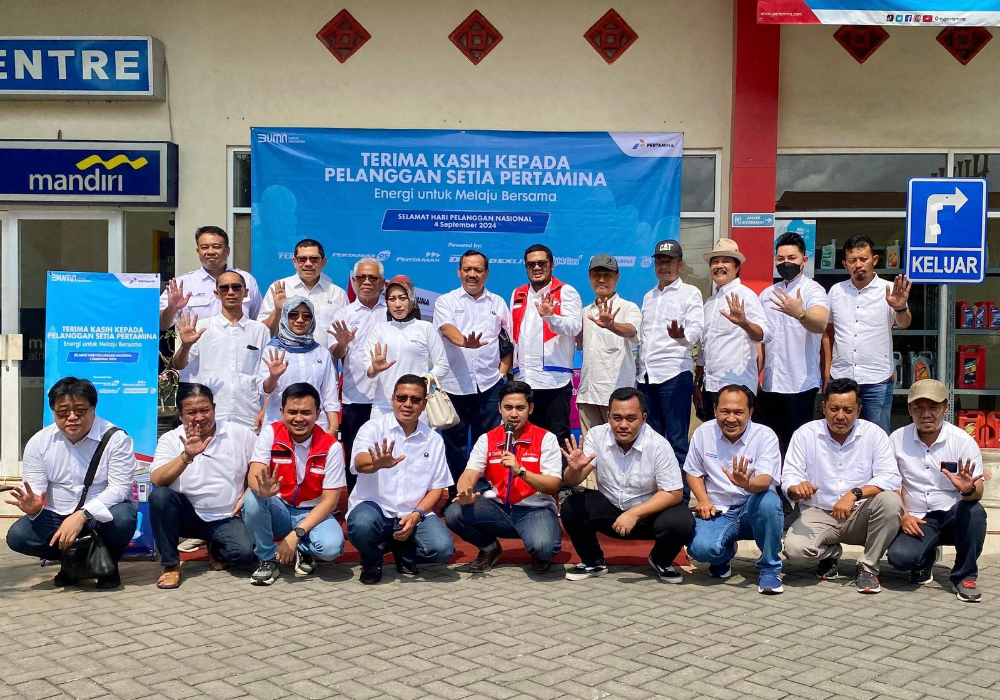 SUKSES : Terus optimis dengan pelaksanaan Harpelnas di PT. Pertamina Patra Niaga Sales Area Kediri dan Hiswana Migas Kediri berjalan lancar.