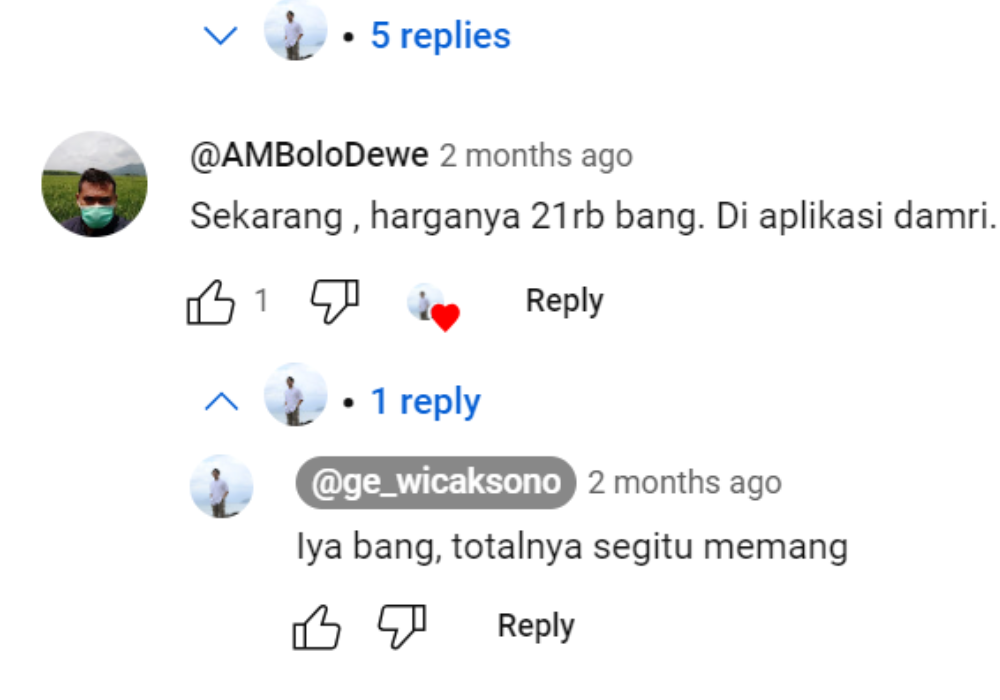 Perubahan harga tiket DAMRI Perintis Tulungagung-Pacitan