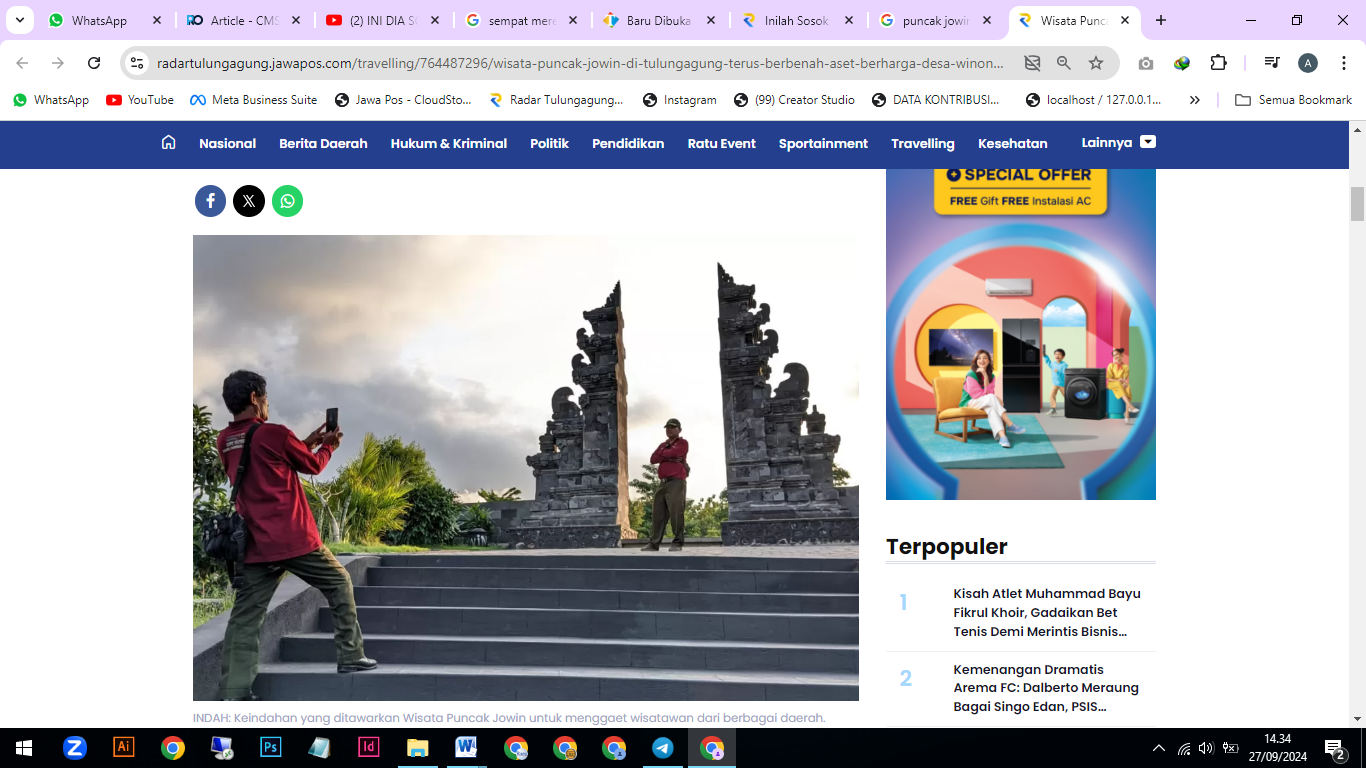 Puncak Jowin, Kalidawir, Tulungagung